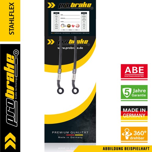 Stahlflex bremsleitung schwarz - stahlflex,